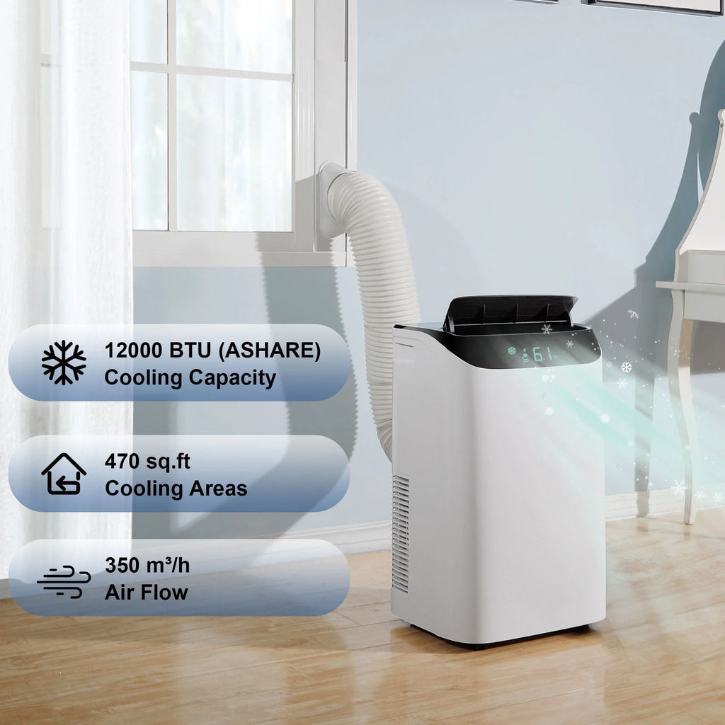 8000 BTU Portable Air Conditioner with Dehumidifier & Fan L8613
