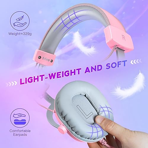 Black USB Over-Ear Wired Gaming Headset with Detachable Microphone G553