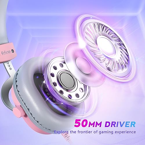 Black USB Over-Ear Wired Gaming Headset with Detachable Microphone G553