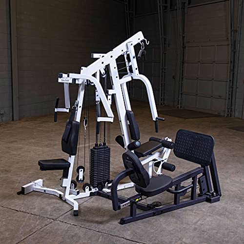Multi-Station Home Gym Machine with Black Weight Stack S161003