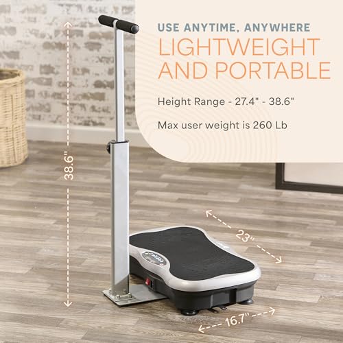 Vibration Plate Exercise Machine with Handlebars G4782