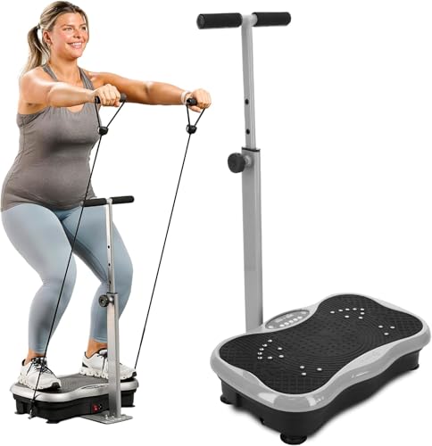 Vibration Plate Exercise Machine with Handlebars G4782