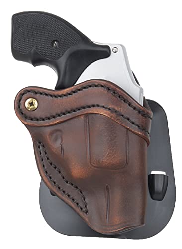 J-Frame Revolver Paddle Holster - OWB Leather Gun Holster V5880