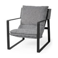 Castlerock Gray Metal Frame Sling Accent Chair S832798