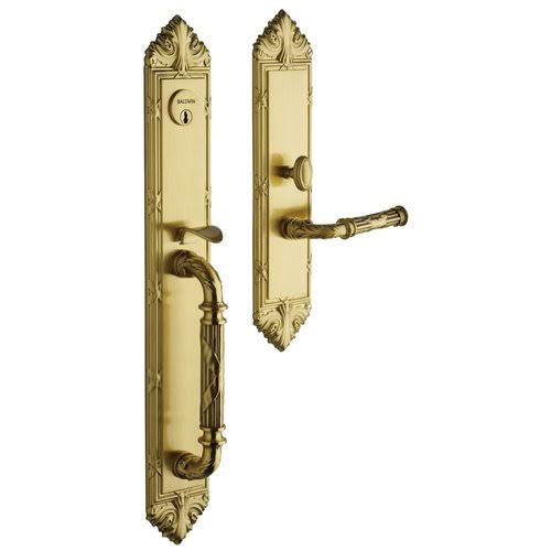 Satin Nickel Single Cylinder Mortise Handleset Trim Y1251