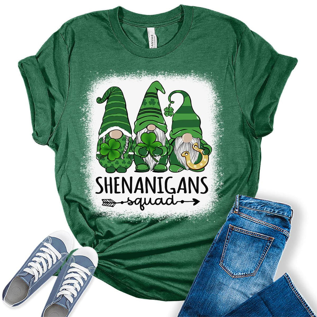 Funny St Patrick's Day Gnomes Shirt F3647