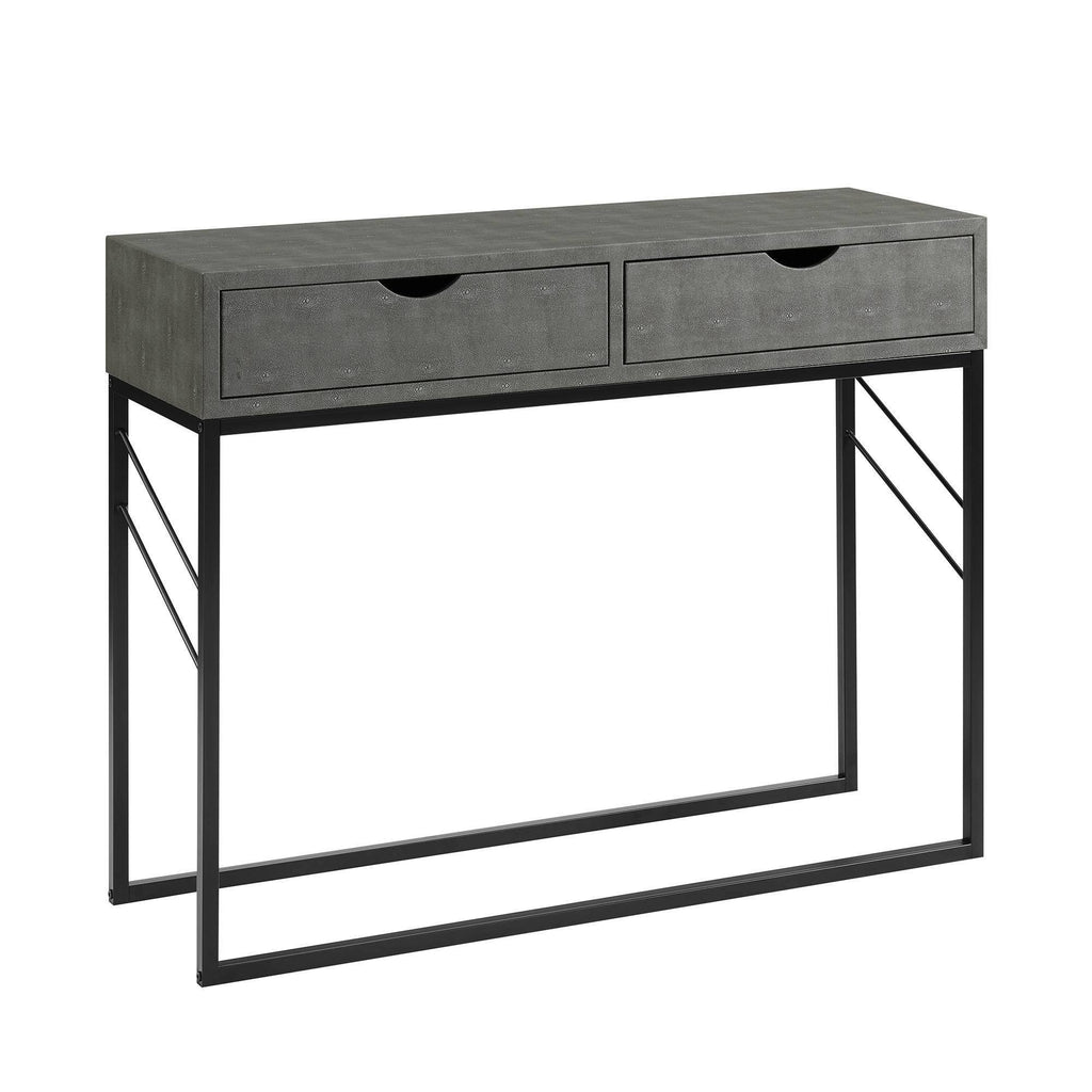 Gray 2 Drawer Entry Table V91608