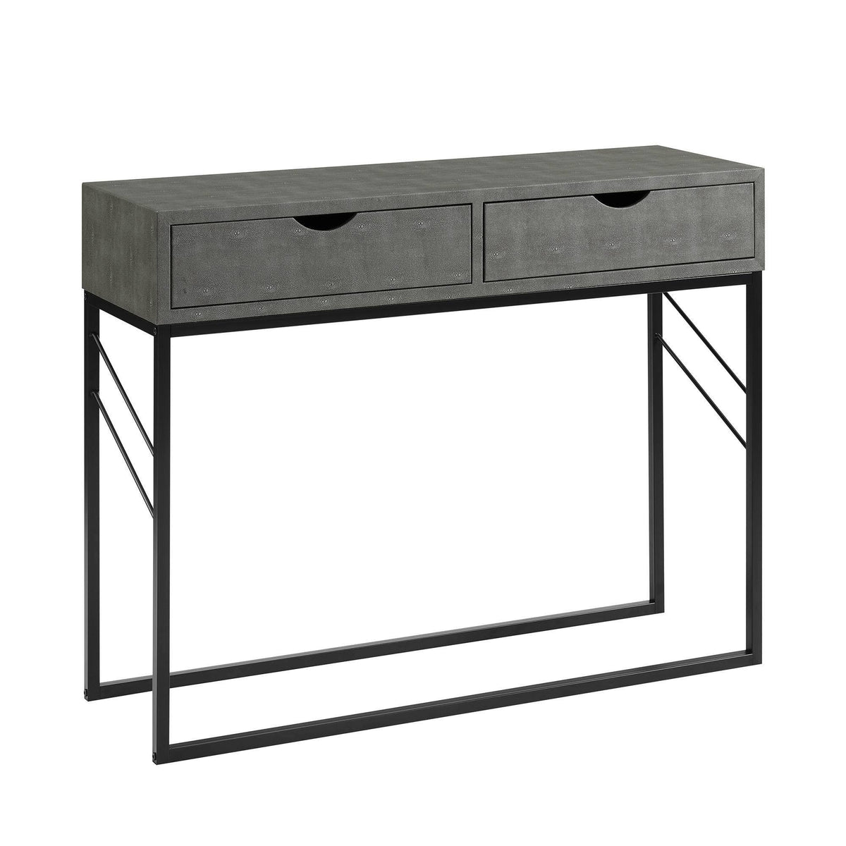 Gray 2 Drawer Entry Table V91608