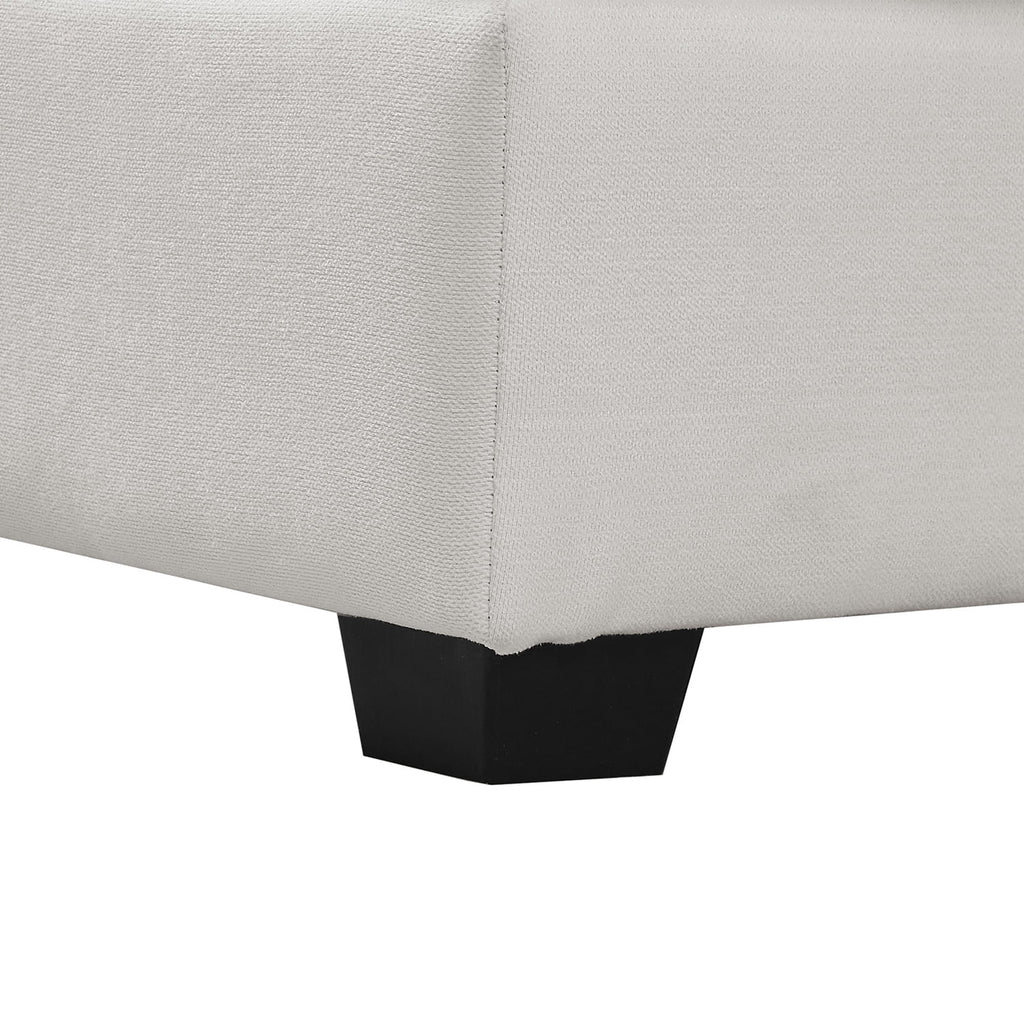 White Convertible L Shaped Sofa Y33256