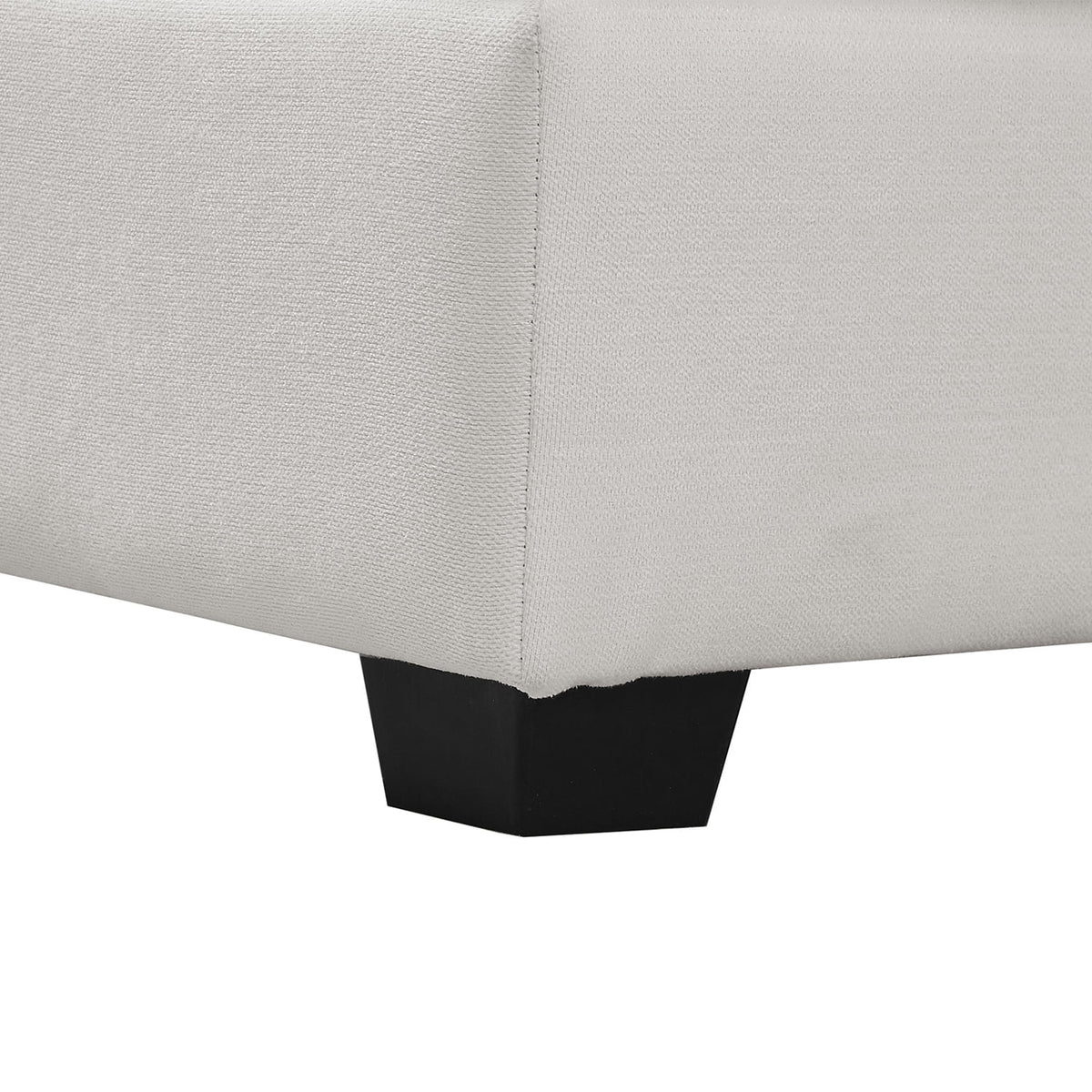 White Convertible L Shaped Sofa Y33256