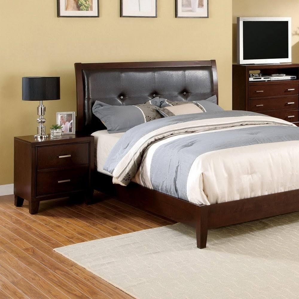 Cherry Solid Wood Nightstand 2 Drawer R361