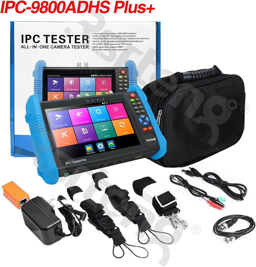 CCTV Camera Tester 8MP 7inch IPS Touch Screen POE WiFi 4K H.265 HDMI IPC Tester G69963