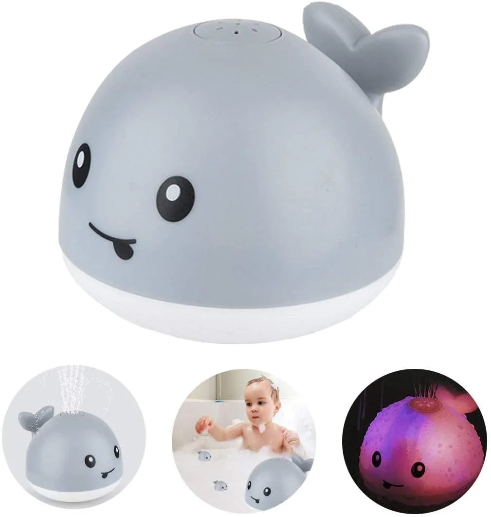 Gray Light Up Whale Bath Toy I325380