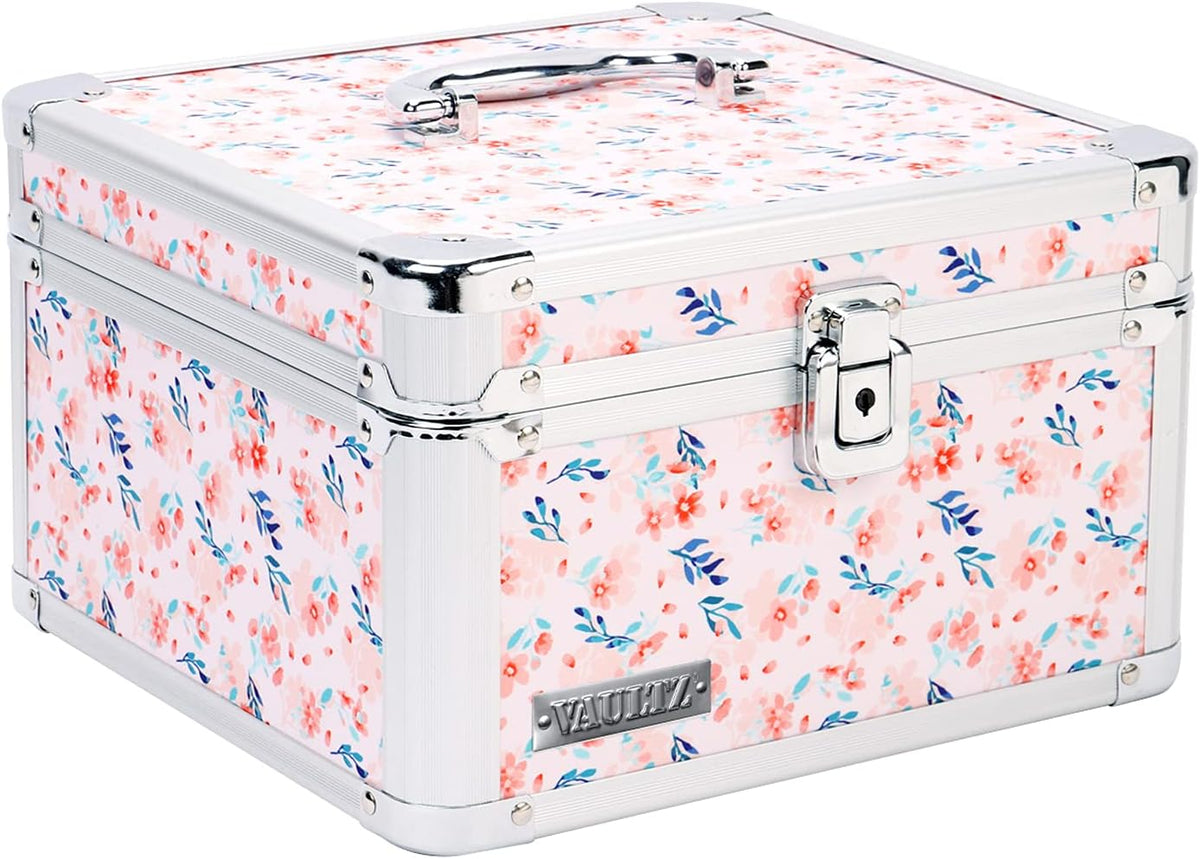 Black Medium Locking Storage Case with Dividers V224848