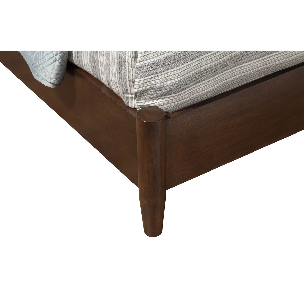 Gray Wood Queen Panel Bed H452478