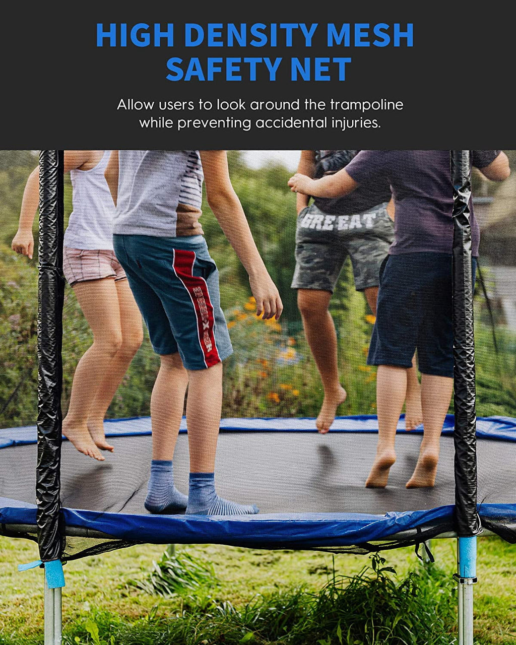 14FT Trampoline with Safety Enclosure A84465