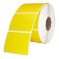 30 Rolls 2 x 1.5 Zebra Yellow Labels Y8594