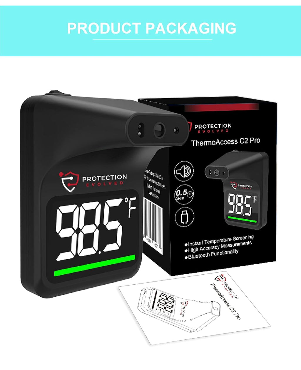Non-Contact Infrared Thermometer Pack of 2 Y1641