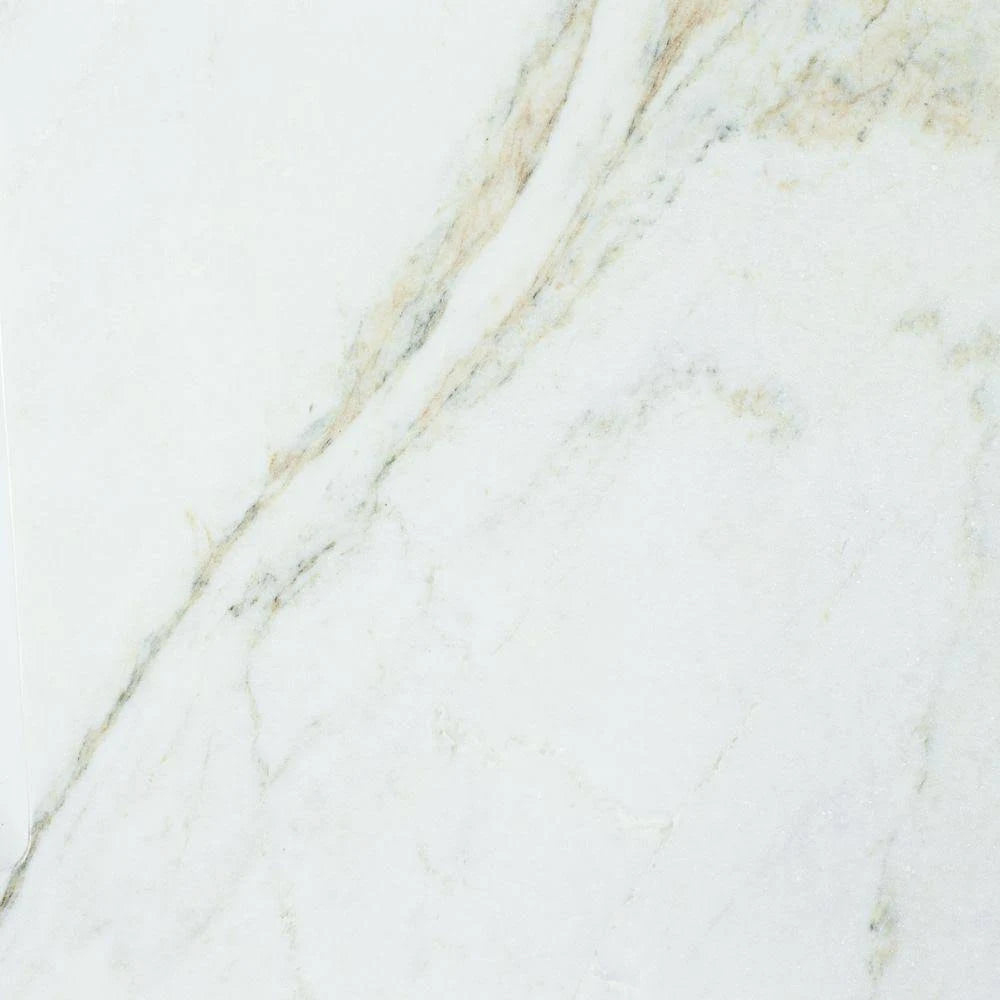 Marble Single Sink Vanity Top with White Sink S869638