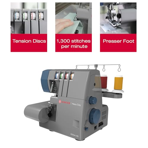 Metal Frame Serger Overlock Machine with 8 Built-In Stitches P241431