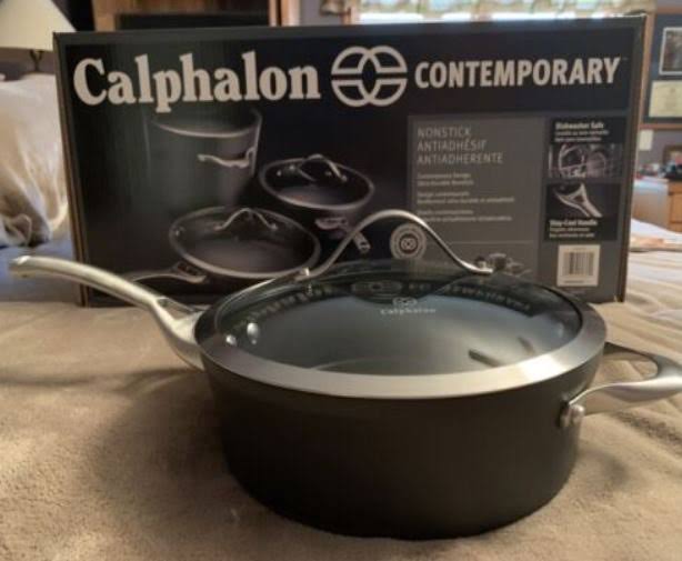 3 Qt Nonstick Covered Saute Pan S996
