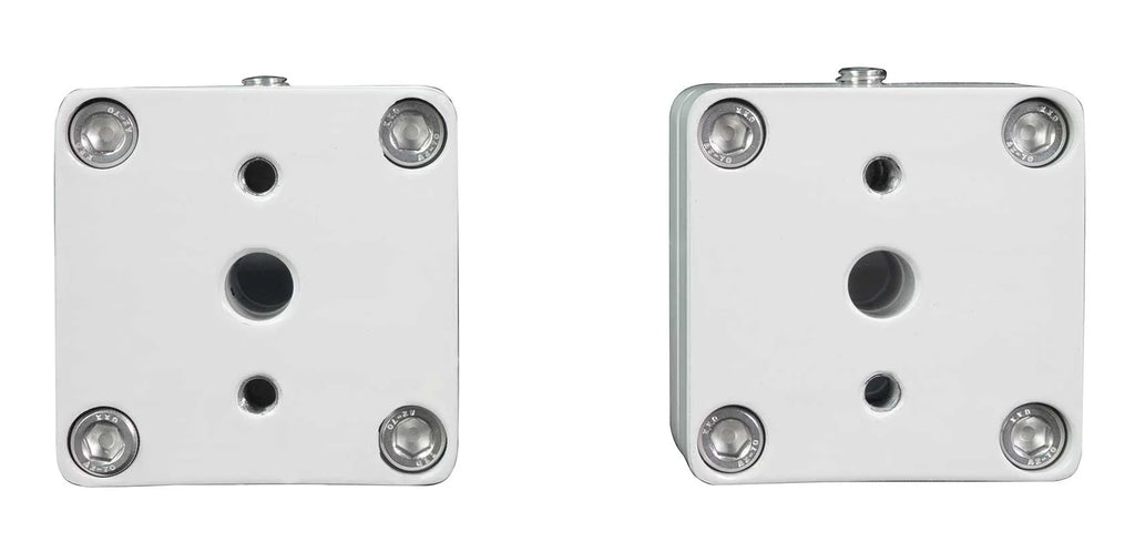 6x9" Swivel White Aluminum Wakeboard Tower Speaker Pods Z24608