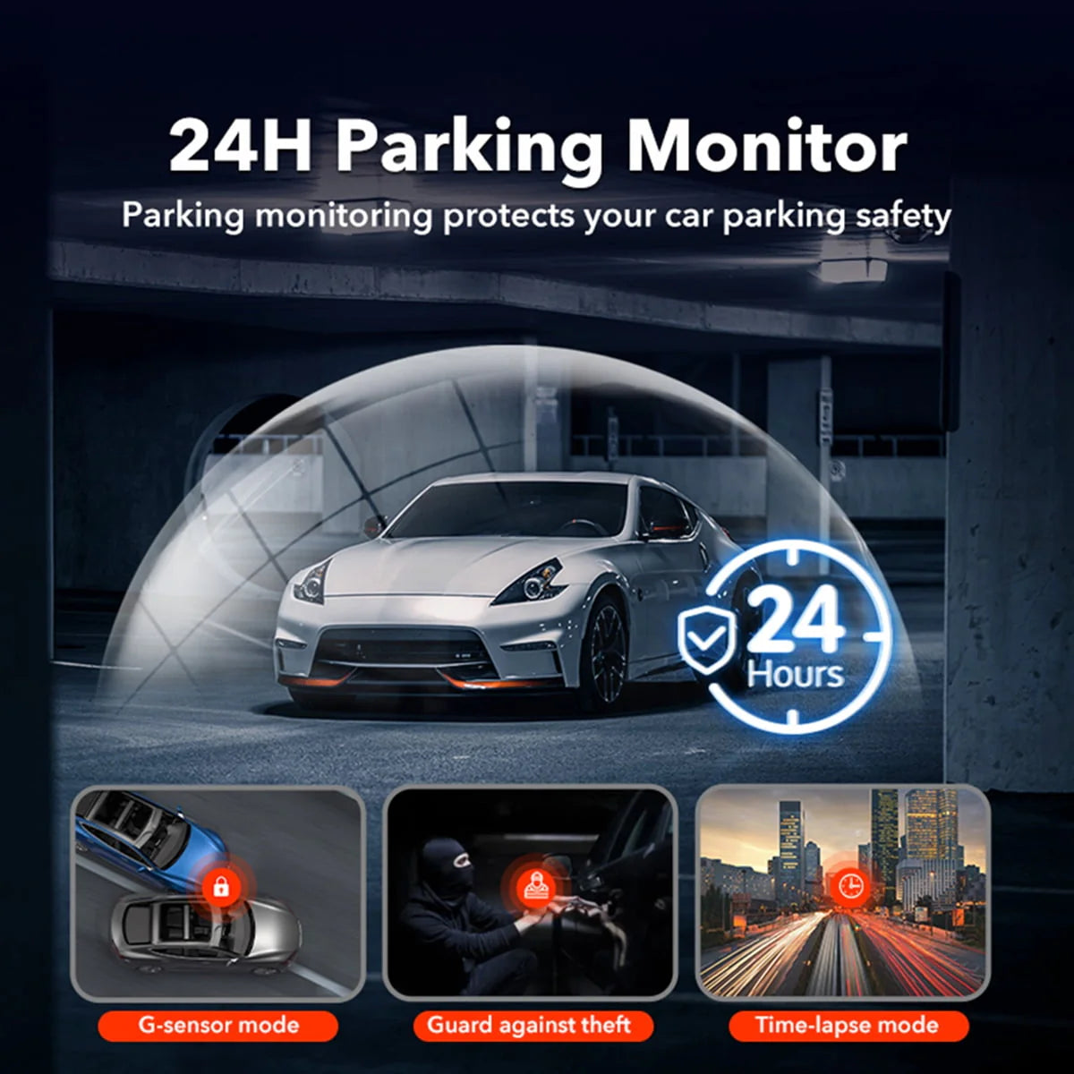 4K Dash Cam with WiFi GPS Night Vision X24259