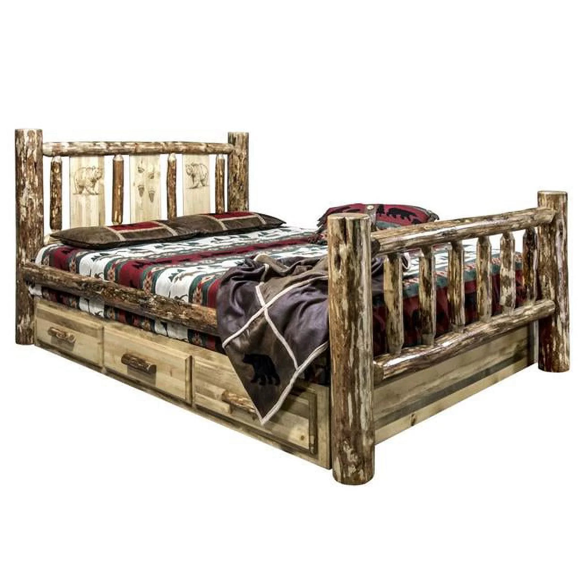 Full Size Storage Bed E990