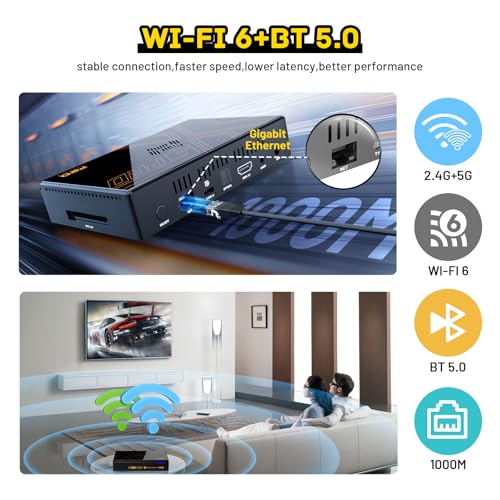 Retro Gaming Console with 16000+ Games, Android 12.0 OS, 8K UHD Output V90862
