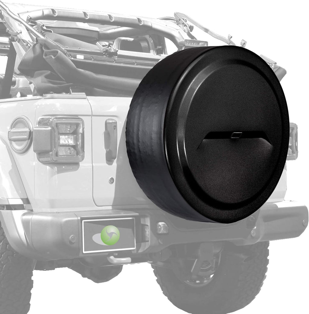 32 Black-Textured Rigid Tire Cover with Back-up Camera P994385