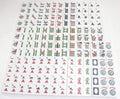 4 Color Pushers and 4 Color Racks + American mAh Jong Set Burgundy Red Bag 166 Tiles E774015