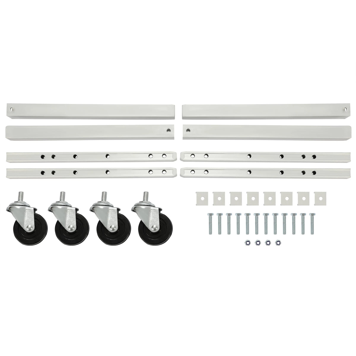 25 Tier Aluminum Bakery Rack with Lockable Wheels T14695