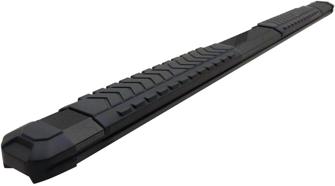 5-Inch Aluminum Side Step Bars with Black Cover Plates Y611157