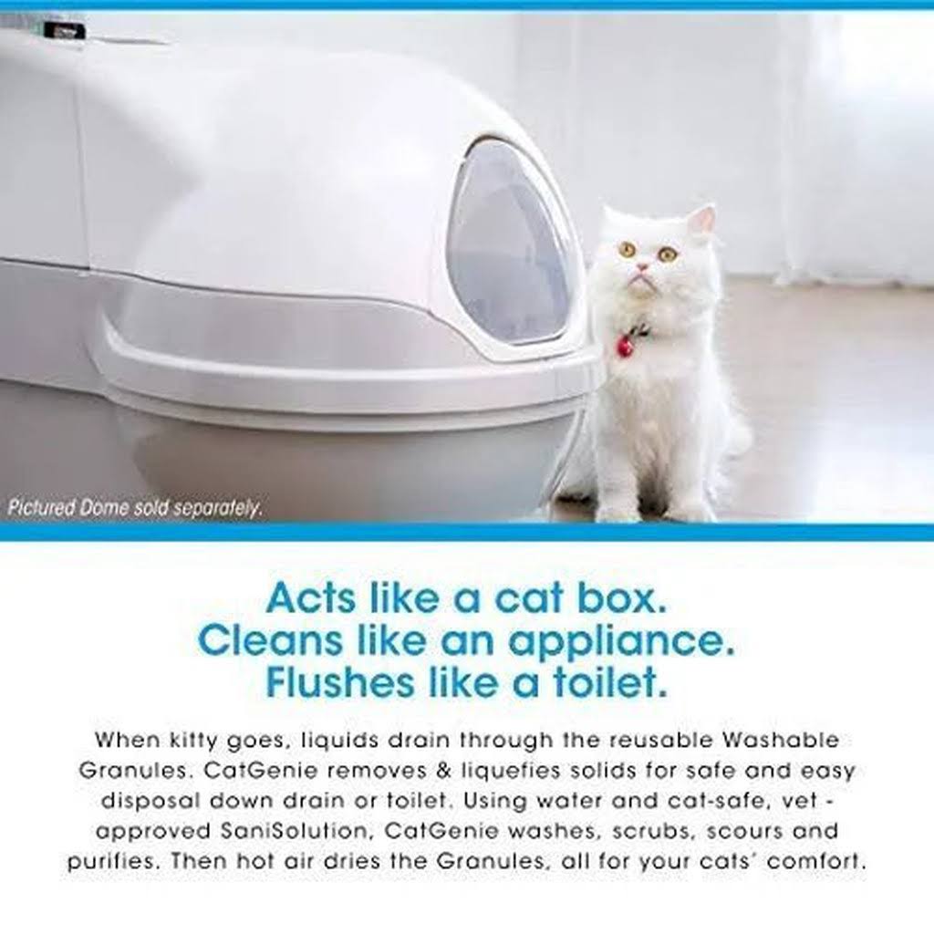 Self Washing Flushing Cat Box Y54024