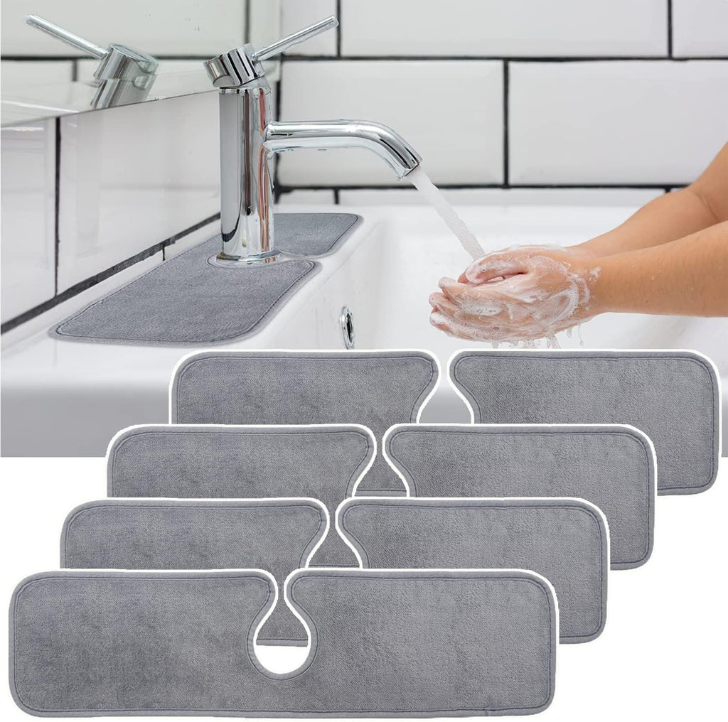 Absorbent Faucet Mat 24.8'' x 5.1'' 4 Pieces X770486