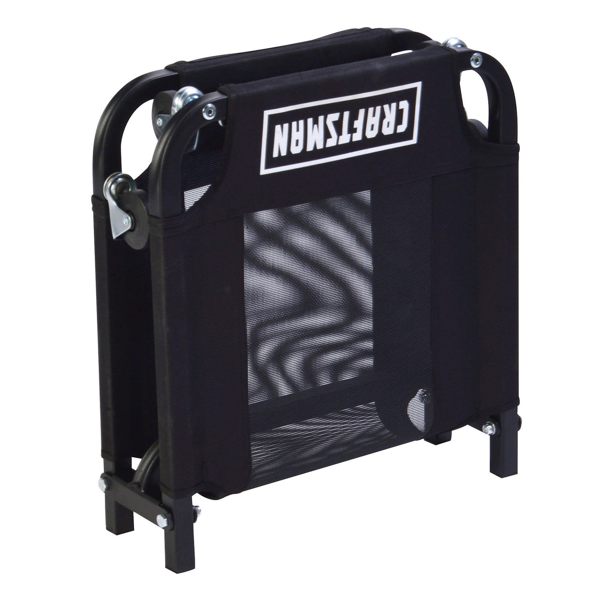 Foldable Mechanic Mesh Creeper 4 Casters 250 lbs Capacity A4412