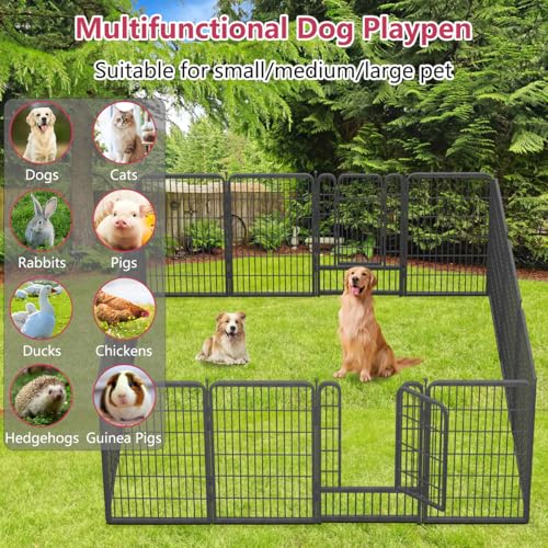 32" Height 12 Panels Heavy Duty Dog Playpen N316222