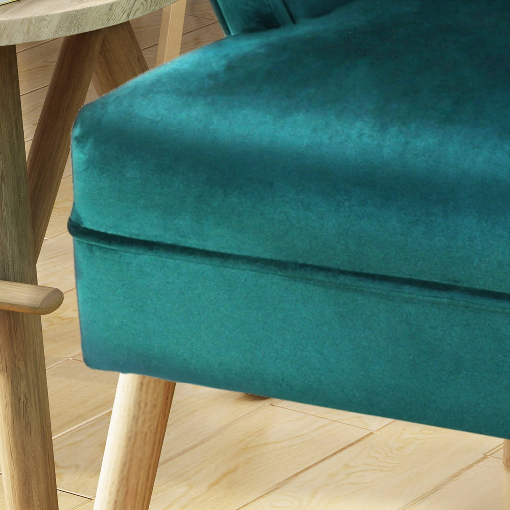 Emerald Velvet Accent Chair S1497