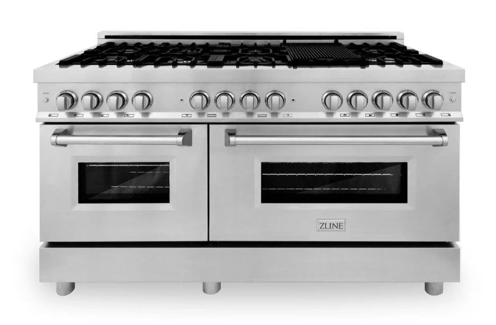 60 in. Gas Burner and 7.4 cu. ft. Electric Oven Stainless Steel Y6520