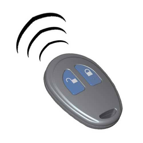 Bright Brass Electronic Lever Lock V69065