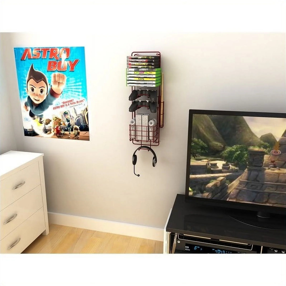Wall Mount Game Rack A8347