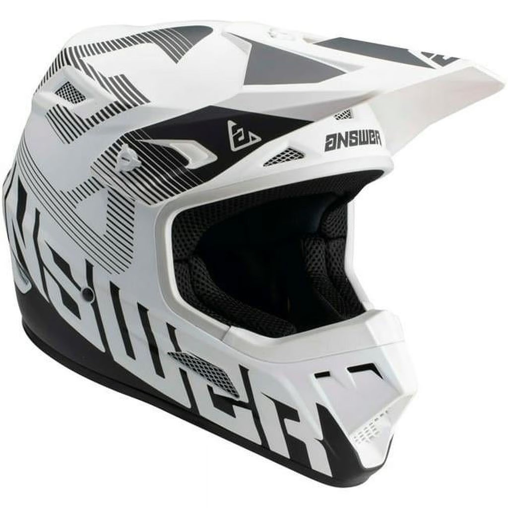 White/Black Offroad Helmet W894