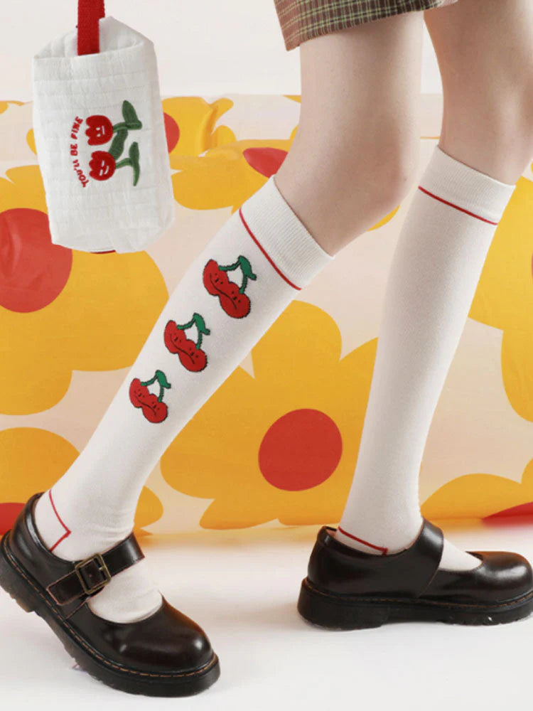 Print Knee-High Socks M873926