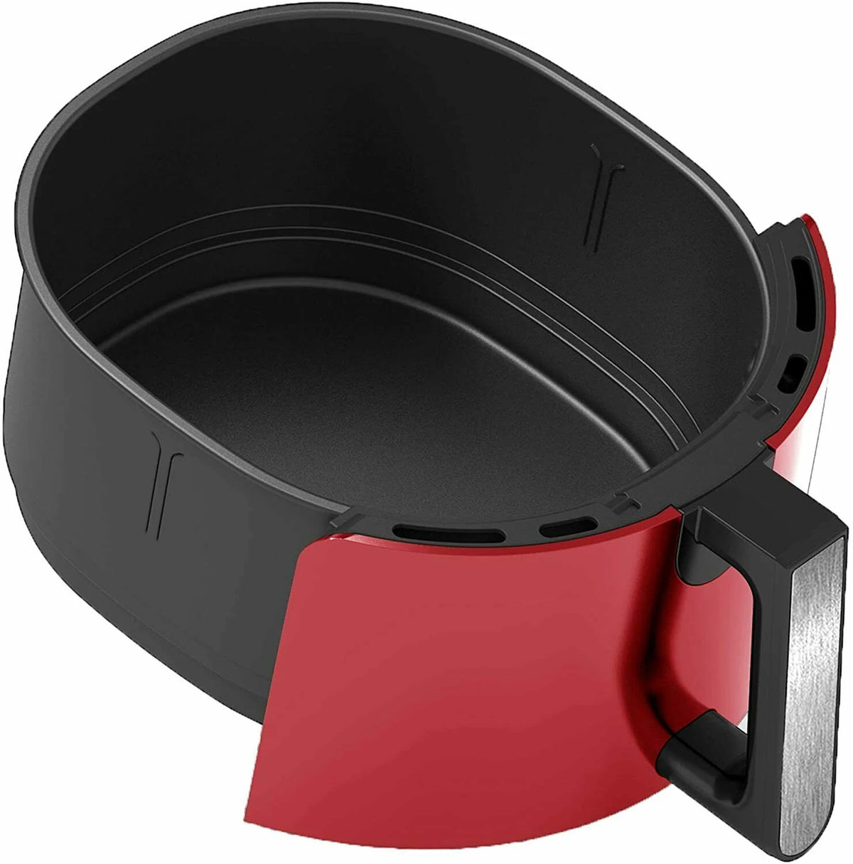 7-Qt. Extra Large Electric Air Fryer with Dehydrator Red E5911