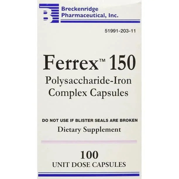 Polysaccharide Iron Complex Caps 100ct R245