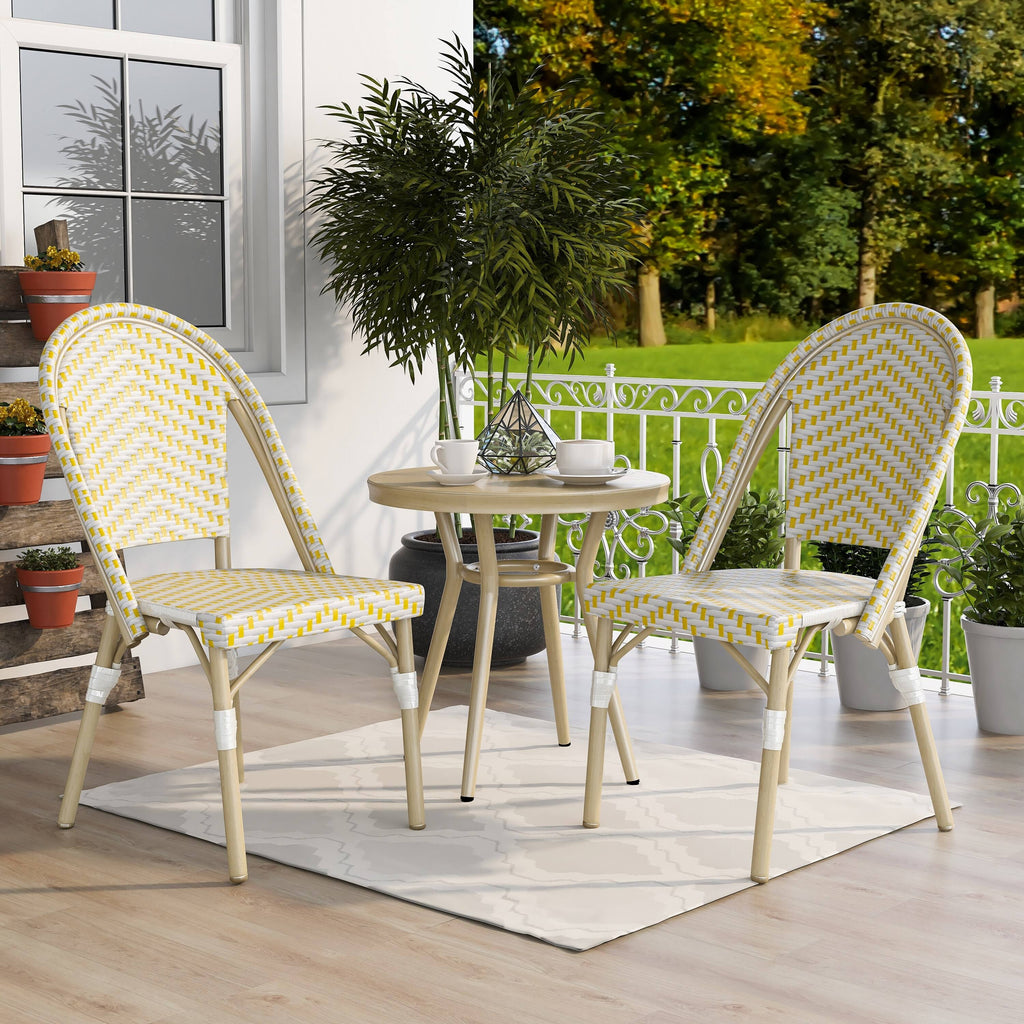 Natural Tone 3-Piece Side Table Set R8900