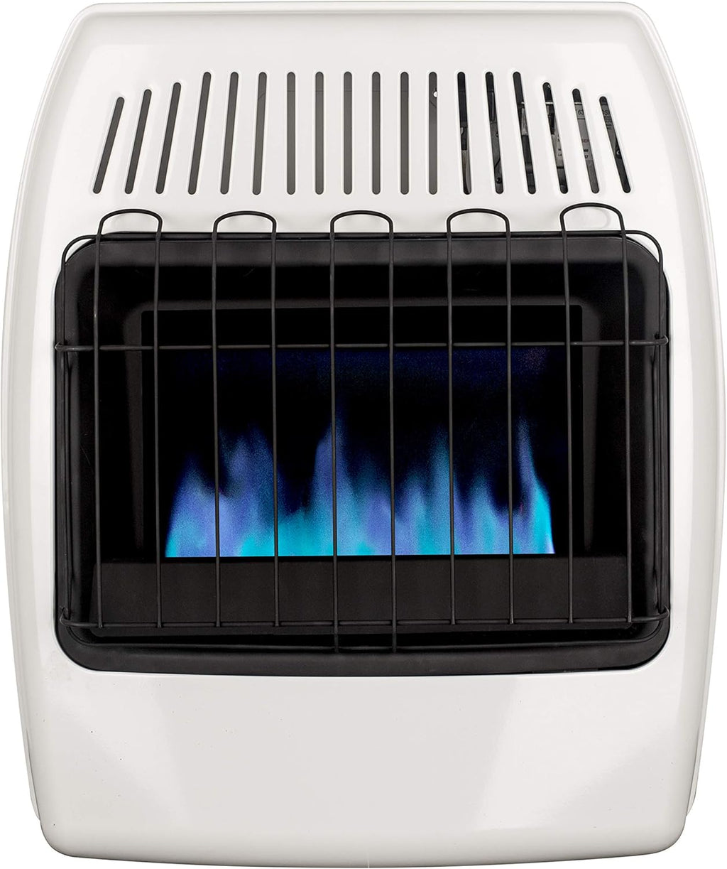 White 20,000 BTU Natural Gas Wall Heater N56803