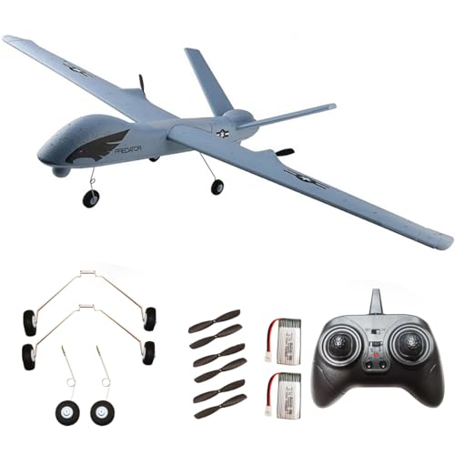 2.4Ghz 2 Channels RC Plane with 2 Batteries, Wingspan 660mm U169555