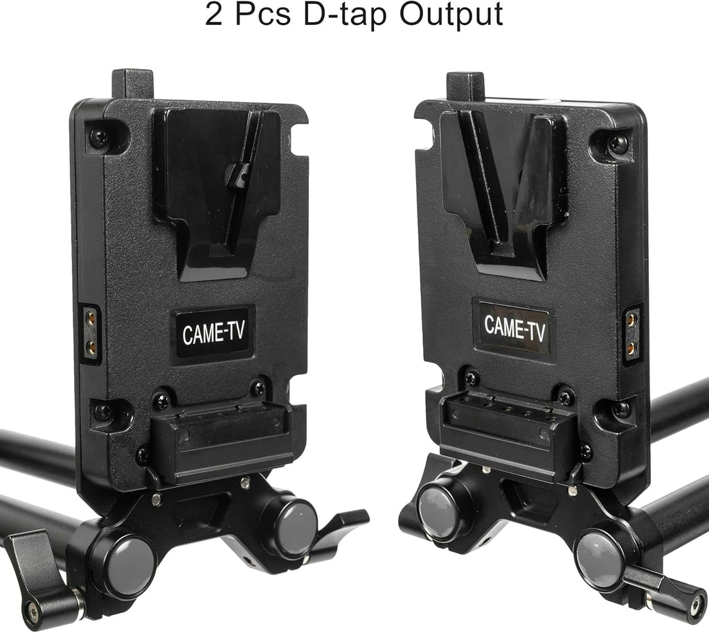 Mini V-Mount Battery Plate with 2 D-tap Outputs O587602