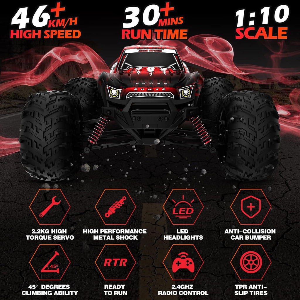 Remote Control Truck 1:10 Scale 4WD Off Road Monster Truck L4595